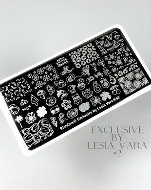 Пластина для стемпінгу Richcolor Exclusive by Lesia Vara № 2 r13135 фото