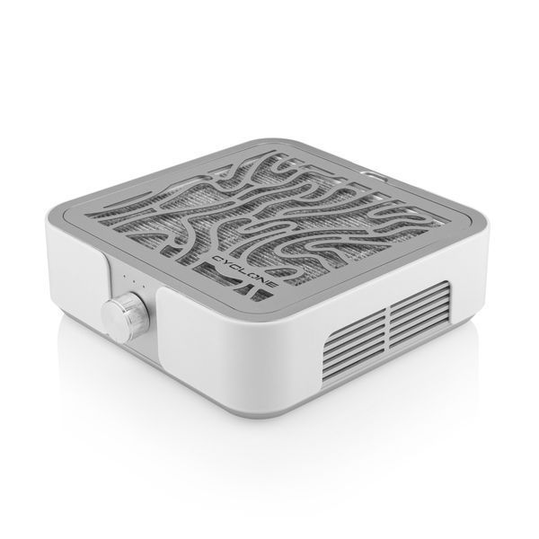 Витяжка CYCLONE X2 SILVER з угольным НЕРА-фільтром 72W для манікюру та педикюру  72W  фото