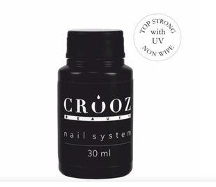 Закріплювач для гель лаку Crooz Top Strong (з уф фільтром) 30 мл ctop14 фото