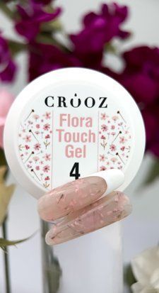 Builder FLORA TOUCH GEL Crooz &mdash; твердий гель із сухоцвітами 15 мл № 4 FLORA TOUCH GEL4 фото