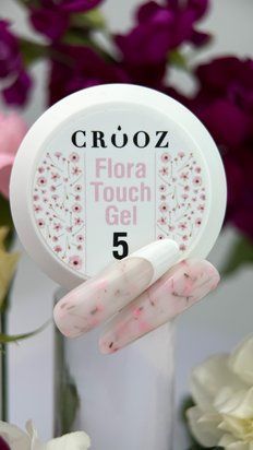 Builder FLORA TOUCH GEL Crooz &mdash; твердий гель із сухоцвітами 15 мл № 5 FLORA TOUCH GEL5 фото