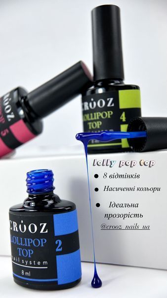 Топ для гель лаку Crooz Lollypop top 8мл № 8 croozlollypoptop8 фото