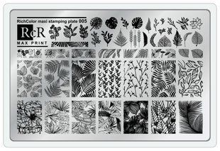 Пластина для стемпінгу Richcolor Max print № 05 r1305 фото
