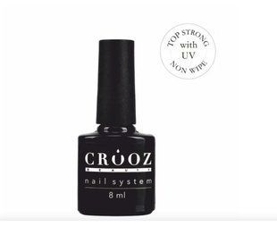 Закріплювач для гель лаку Crooz Top Strong no wipe with uv 8 ml str8 фото