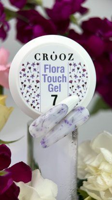 Builder FLORA TOUCH GEL Crooz &mdash; твердий гель із сухоцвітами 15 мл № 7 FLORA TOUCH GEL7 фото