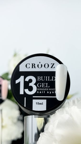 Твердий гель для нарощення та укріплення нігтів Crooz Builder Gel № 13 30 мл cb13 фото