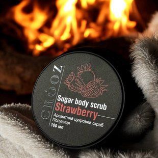 Скраб для тіла Crooz Strawberry 100g scrubstrawberry фото