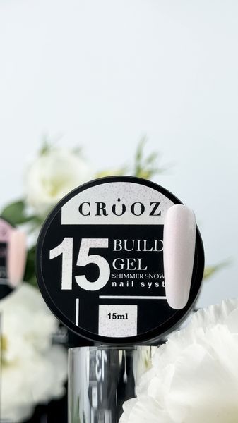 Твердий гель для нарощення та укріплення нігтів Crooz Builder Gel № 15 30 мл cb15 фото