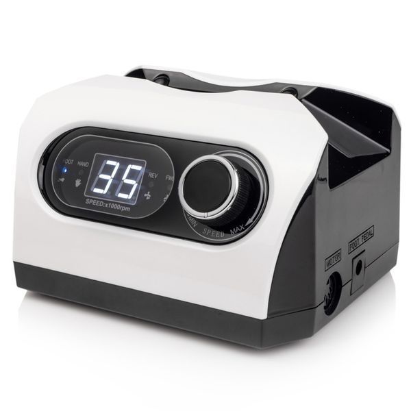 Фрезер для манікюру BUCOS ZS-717 WHITE PROFESSIONAL (65W/35000 об.) + український посібник + 6 покращених фрез bucosZS-717WHITE фото