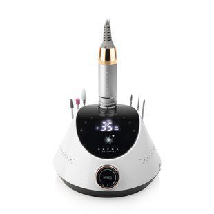 Фрезер для манікюру BUCOS Nail Drill X2 PRO BLUSH WHITE (65Вт/35 000 об/хв) + український посібник + 6 покращених фрез X2PROBLUSHwhite фото
