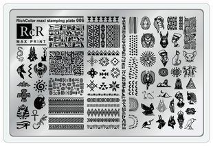 Пластина для стемпінгу Richcolor Max print № 06 r1306 фото