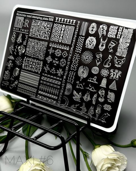 Пластина для стемпінгу Richcolor Max print № 06 r1306 фото