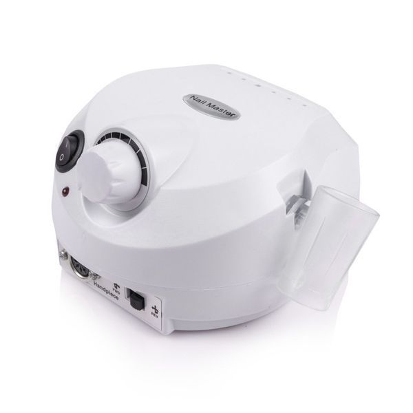 Фрезер для манікюру BUCOS ZS-601 PRO WHITE (45Вт/35 000 об/хв) + український посібник + 6 покращених фрез ZS601PROwhite фото
