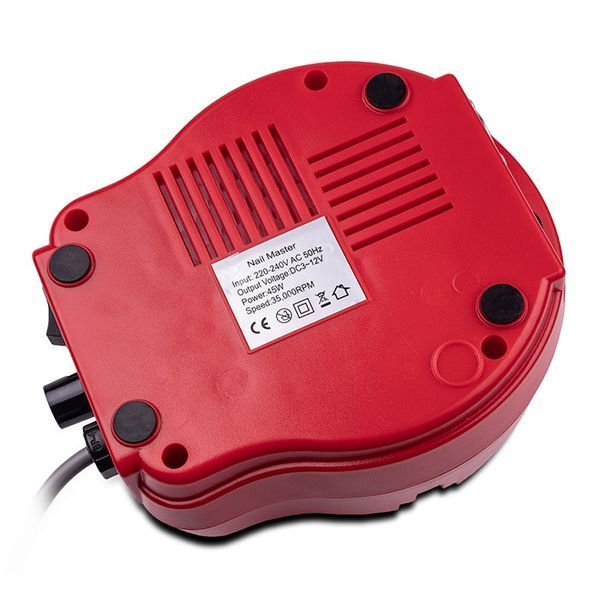 Фрезер для маникюра BUCOS ZS-601 PRO RED (45Вт/35 000 об/мин) + украинская инструкция + 6 улучшенных фрез ZS601PRORED фото