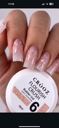 Builder Flourish gel Crooz 15 ml #6 Fl6 фото