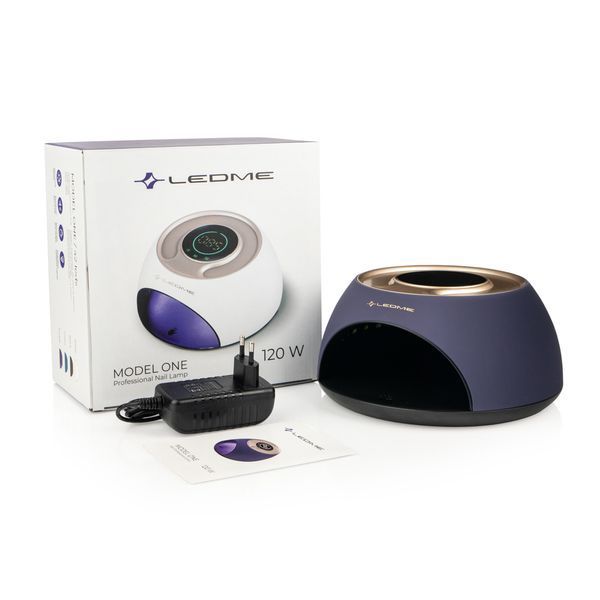 Лампа для манікюру та педикюру LED+UV LEDME ONE 120W Violet LEDME2 фото