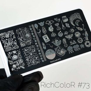 Пластина для стемпінгу Richcolor № 73 r1373 фото