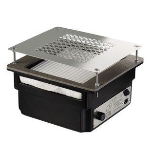 Вбудовувана манікюрна витяжка Teri Turbo чорна (решітка металік) терівбуд65 фото