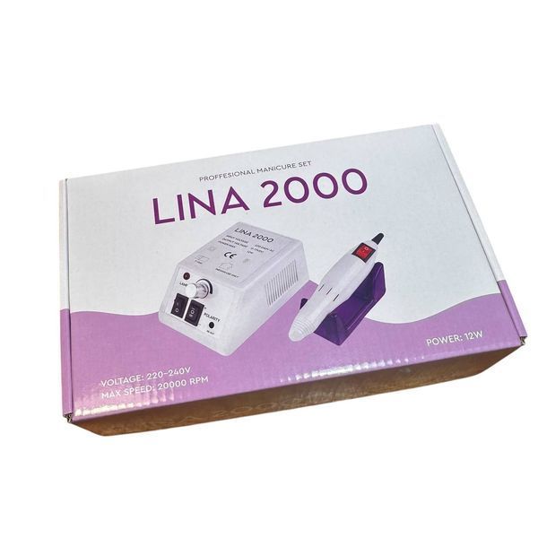 Фрезер для манікюру та педикюру Lina  2000 на 12 Вт. - 20000 об./мин. Оновлена Pro версія лина фото