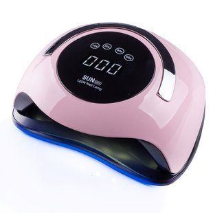 Лампа гібрідна для манікюру та педикюру LED+UV SUN BQ-5T Pink 120W з ручкою BQ-5t2 фото
