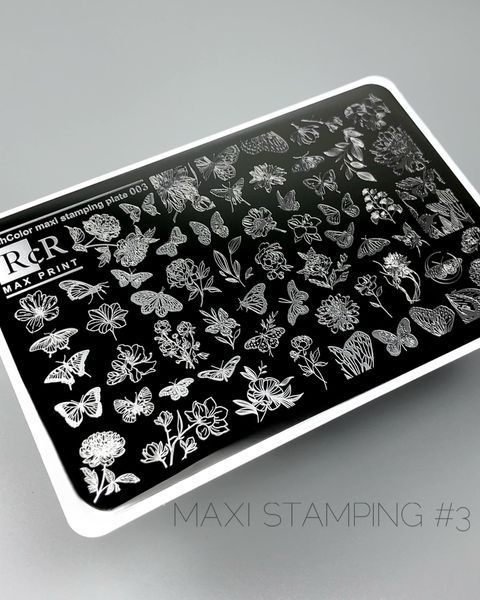 Пластина для стемпінгу Richcolor Max print № 03 r1303 фото