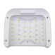 Лампа для манікюру LEDME 5B LED+UV 120 Вт, срібляста, з акумулятором ledme5b фото 4
