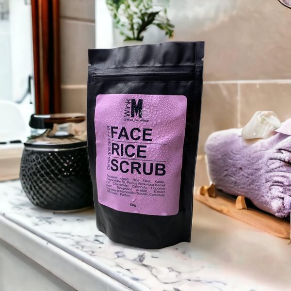 Скраб рисовий для лиця і тіла Face rice scrub 50g 081750 фото